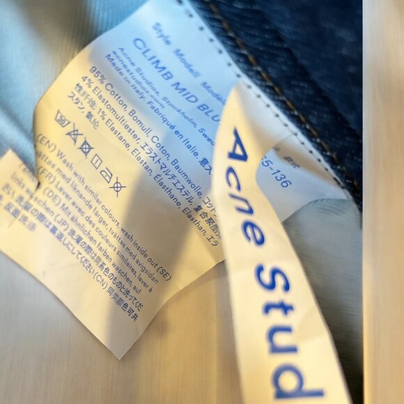 Acne Bla Konst Climb 27 EUC - Picture 4 of 5